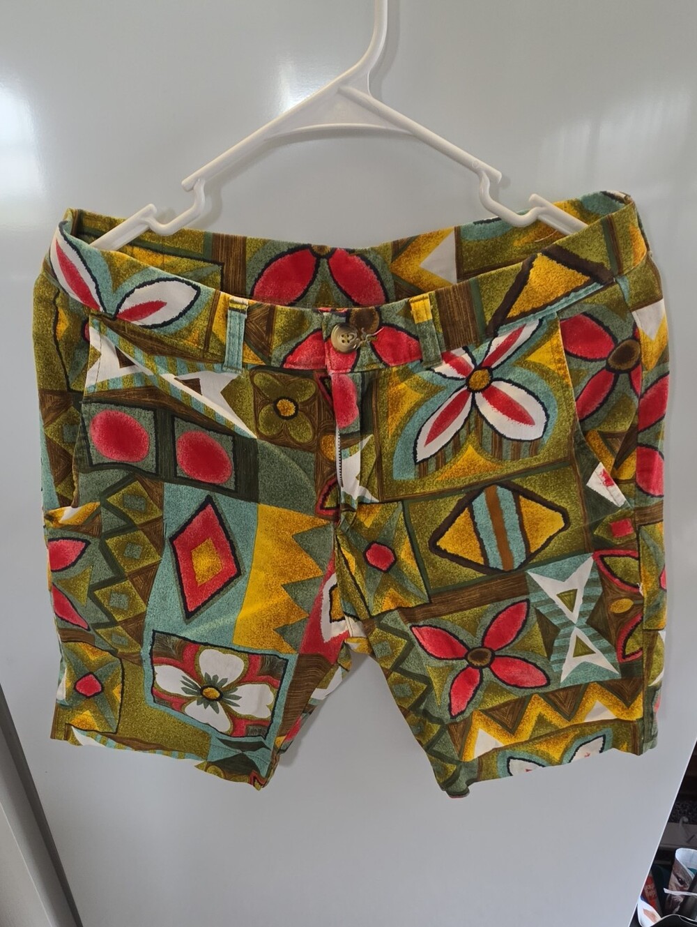 Vintage Kennington Ltd California Abstract Floral Shorts Retro Men's
